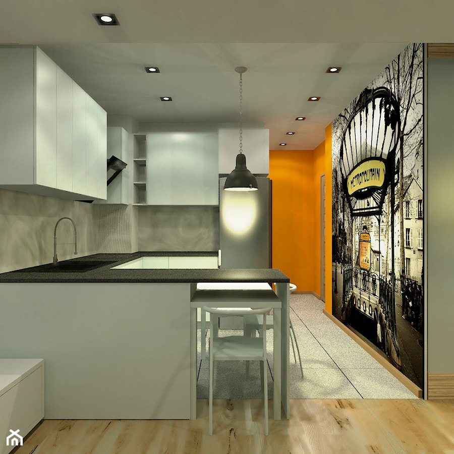 Apartament - Kuchnia i jadalnia - zdjęcie od MH-PROJEKT
