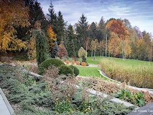 Ogród w górach - Średni ogród za domem, styl nowoczesny - zdjęcie od Pracownia Projektowa Architektury Krajobrazu Januszówka