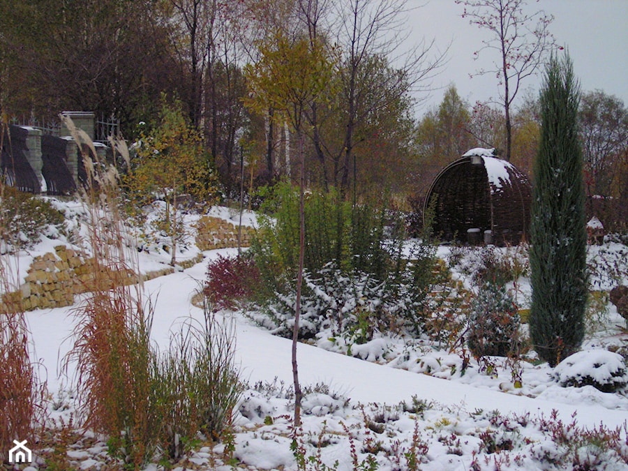 Ogród zimą - zdjęcie od Pracownia Projektowa Architektury Krajobrazu Januszówka