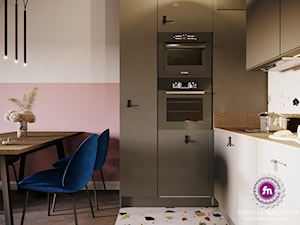 Nieduże mieszkanie na wynajem - Kuchnia, styl nowoczesny - zdjęcie od Fabryka Nastroju Izabela Szewc