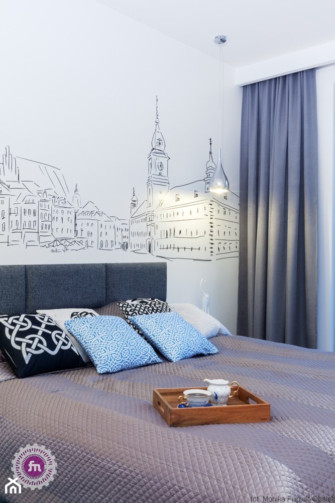 Sypialnia, styl nowoczesny - zdjęcie od Fabryka Nastroju Izabela Szewc