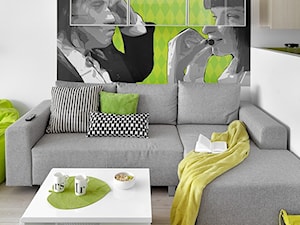 Ożywcza limonka - Salon, styl nowoczesny - zdjęcie od Fabryka Nastroju Izabela Szewc