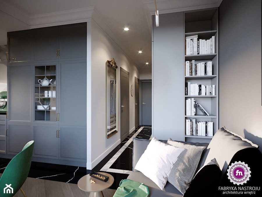 Mieszkanie w stylu glamour - Salon, styl skandynawski - zdjęcie od Fabryka Nastroju Izabela Szewc