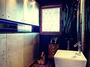 Beton architektoniczny w łazience - Średnia łazienka, styl nowoczesny - zdjęcie od Elkamino Dom