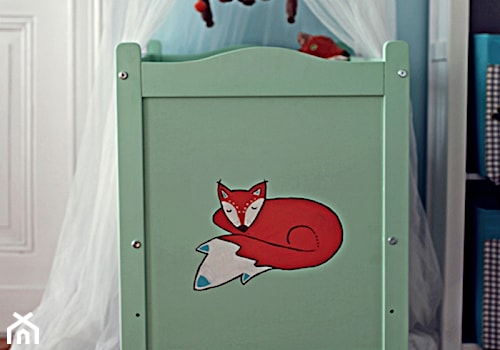 łóżeczko kołyska od lululaj lis miętowy - zdjęcie od Aleksandra Wołkowska