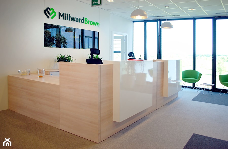 Projekt wnętrz biurowych Millward Brown Polska - Wnętrza publiczne - zdjęcie od A+D Retail Store Design