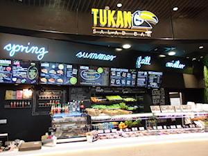 Tukan - bar sałatkowy - Wnętrza publiczne, styl nowoczesny - zdjęcie od A+D Retail Store Design