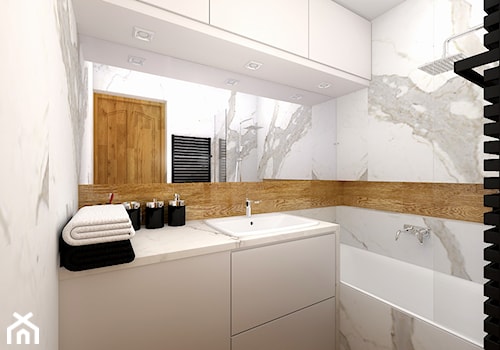 Mała klasyczna łazienka - Łazienka, styl tradycyjny - zdjęcie od Free Form Pracownia Architektoniczna