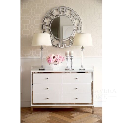 Sypialnia w stylu klasycznym - meble lakierowane komoda - zdjęcie od PRIMAVERA-HOME.COM - Homebook