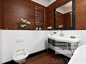 Wnętrza w stylu Modern Classic - Mała bez okna z lustrem łazienka, styl glamour - zdjęcie od PRIMAVERA-HOME.COM