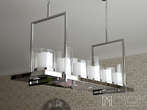 Oświetlenie do jadalni salonu - nowoczesny żyrandol glamour - zdjęcie od PRIMAVERA-HOME.COM