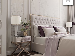 Noqoczesna elegancka sypialnia w stylu Glamour - zdjęcie od PRIMAVERA-HOME.COM