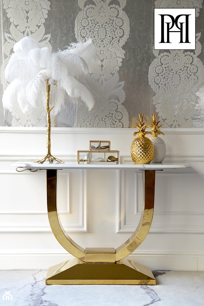 Elegancka lampa z piórami w stylu Glamour - zdjęcie od PRIMAVERA-HOME.COM - Homebook