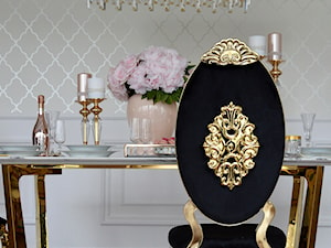 Oświetlenie - nowoczesny złoty kryształowy żyrandol w stylu Glamour - zdjęcie od PRIMAVERA-HOME.COM