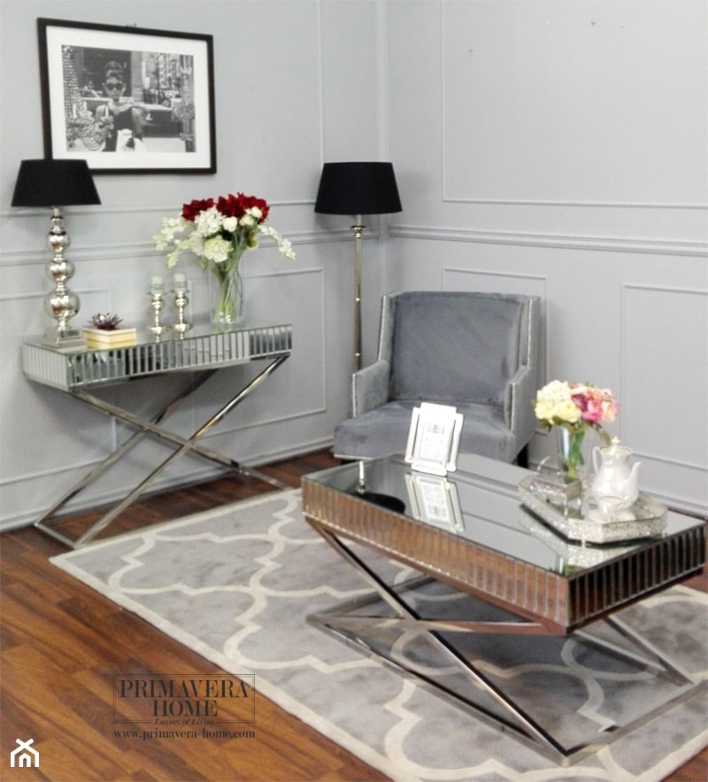 Meble lustrzane w stylu nowojorskim - Salon, styl glamour - zdjęcie od PRIMAVERA-HOME.COM - Homebook