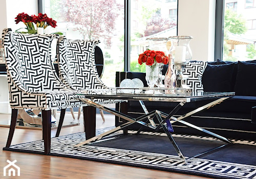 Krzesło tapicerowane nowoczesne glamour do jadalni CONCORDIA - zdjęcie od PRIMAVERA-HOME.COM