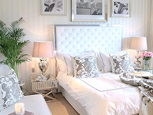 Łóżka tapicerowane w stylu nowojorskim i glamour
