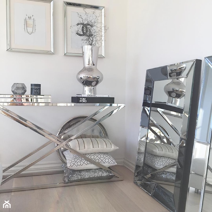 Konsola i stoliki kawowe stal Criss Cross - Salon, styl glamour - zdjęcie od PRIMAVERA-HOME.COM