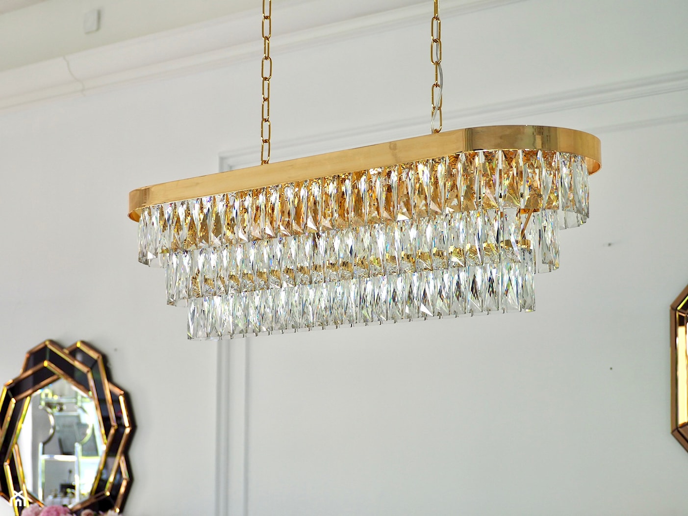 Elelganckie oświtlenie Glamour żyrandol kryształowy - zdjęcie od PRIMAVERA-HOME.COM - Homebook