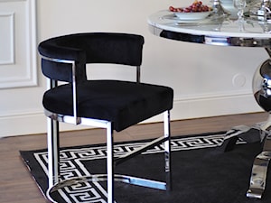 Nowoczesna elegancka jadalnia w stylu Glamour, Nowojorskim, Nowoczesnym - krzesło - zdjęcie od PRIMAVERA-HOME.COM