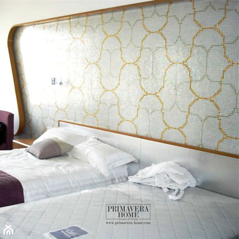Łazienka w stylu Glamour z obrazem z mozaiki - Sypialnia, styl glamour - zdjęcie od PRIMAVERA-HOME.COM