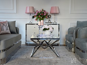 Nowoczesna sofa tapicerowany glamour - salon w stylu glamour - zdjęcie od PRIMAVERA-HOME.COM