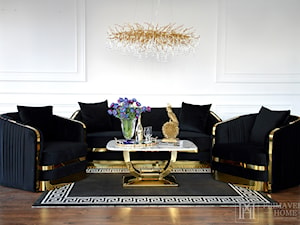 Salon w stylu Art Deco - meble art deco - stolik kawowy glamour - zdjęcie od PRIMAVERA-HOME.COM