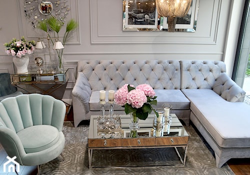 Sofa glamour tapicerowana na zamówienie - zdjęcie od PRIMAVERA-HOME.COM
