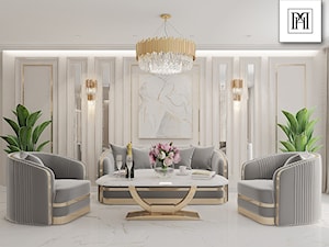 Nowoczesny salon w stylu Glamour - zdjęcie od PRIMAVERA-HOME.COM