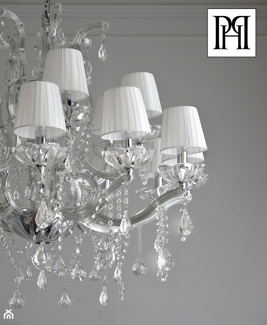 Oświetlenie - klasyczny elegancki kryształowy żyrandol w stylu Glamour - zdjęcie od PRIMAVERA-HOME.COM