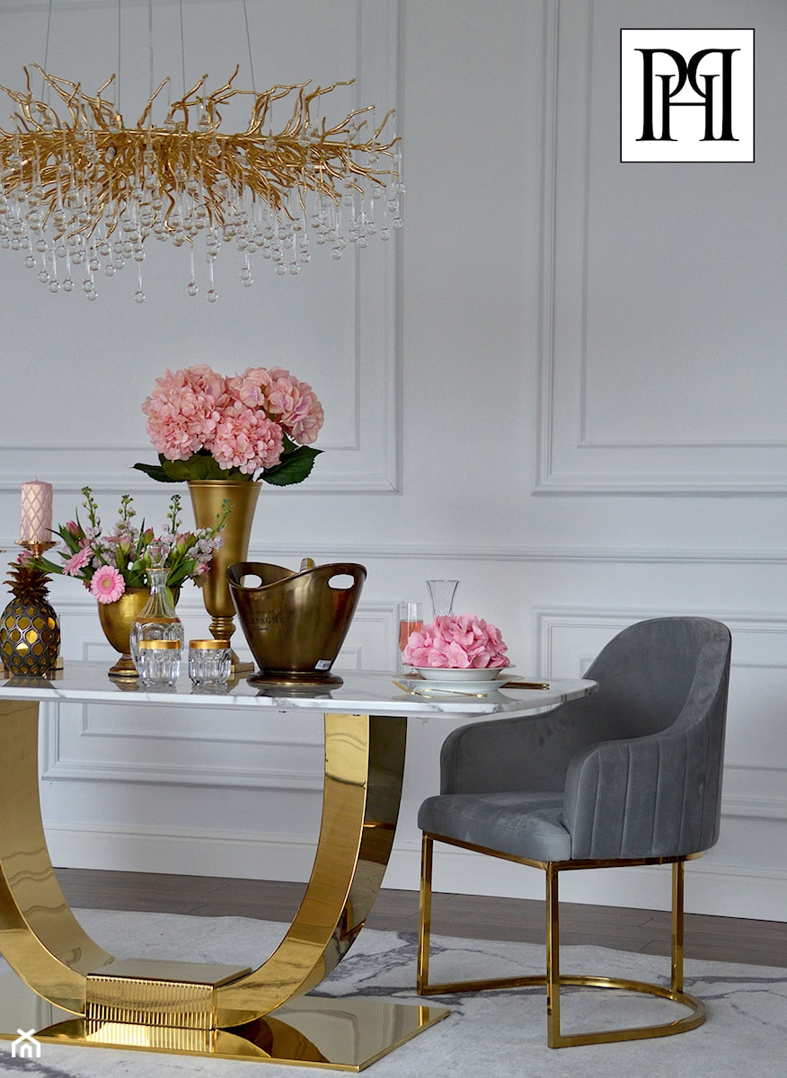 Meble tapicerowane - eleganckie nowoczesne krzesła w stylu Glmaour - zdjęcie od PRIMAVERA-HOME.COM