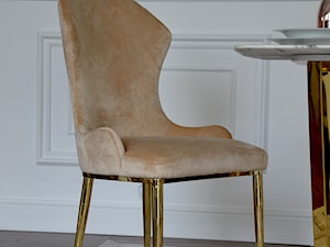 Jadalnia w stylu klasycznym - meble tapicerowane krzesło krzesła glamour - zdjęcie od PRIMAVERA-HOME.COM