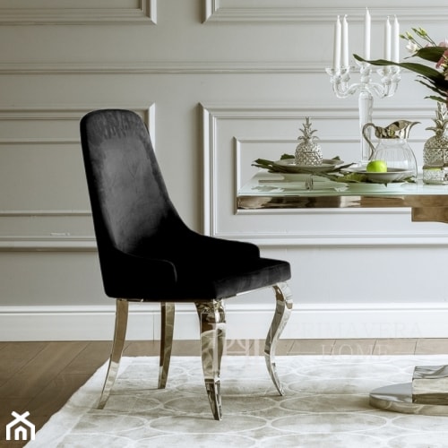 Jadalnia w stylu klasycznym - meble tapicerowane krzesło krzesła glamour - zdjęcie od PRIMAVERA-HOME.COM - Homebook
