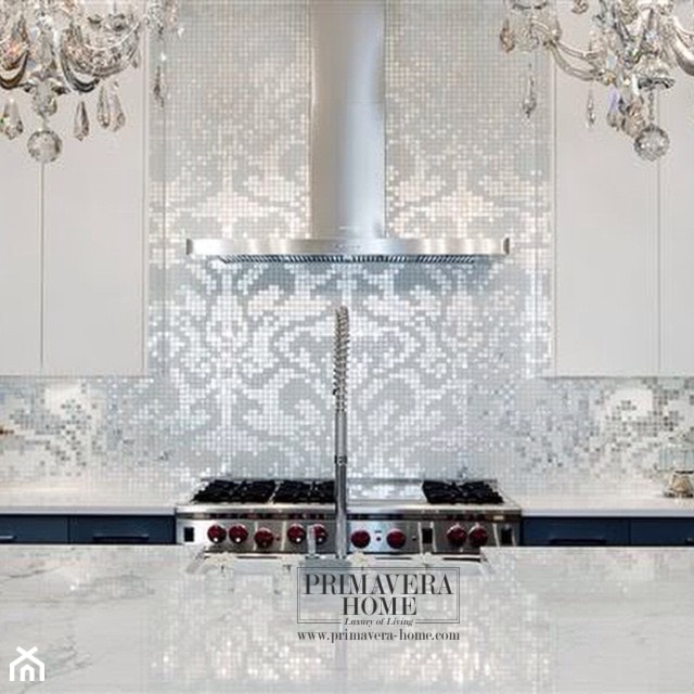Łazienka w stylu Glamour z obrazem z mozaiki - Kuchnia, styl glamour - zdjęcie od PRIMAVERA-HOME.COM