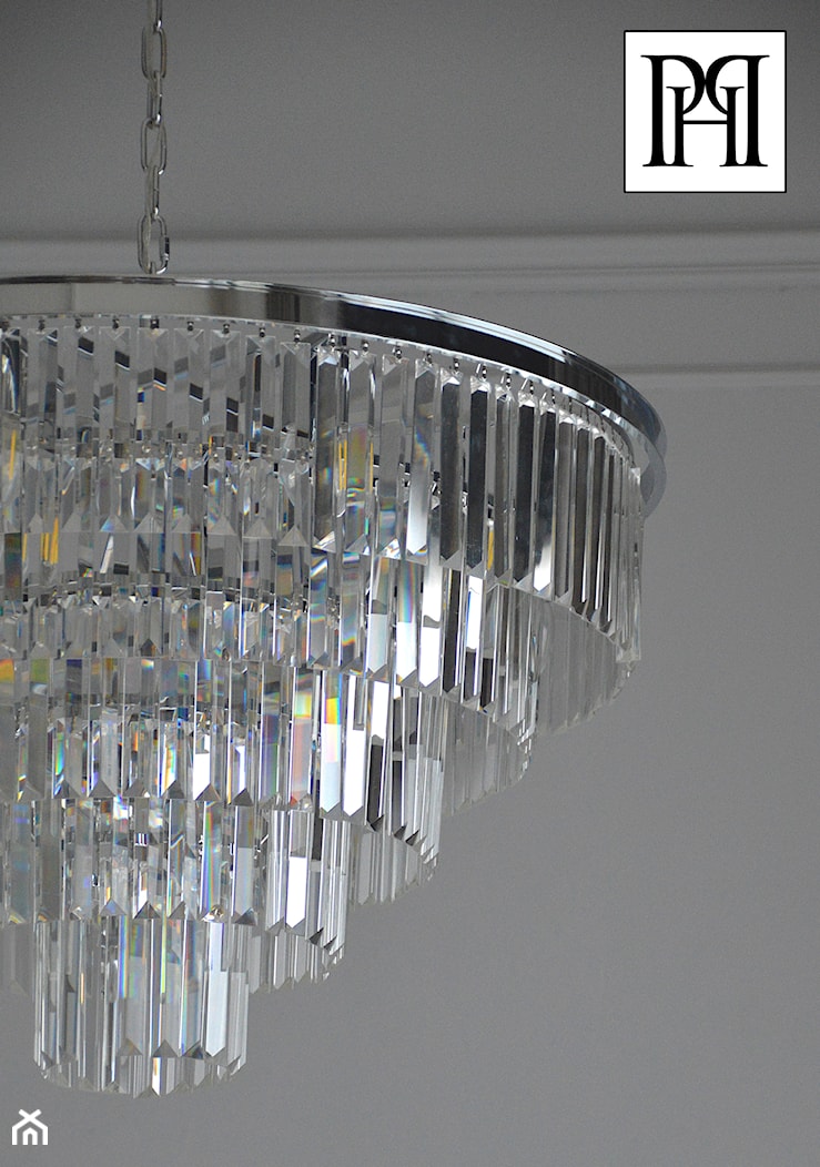 Oświetlenie - kryształowy nowoczesny żyrandol w tyslu Glamour - zdjęcie od PRIMAVERA-HOME.COM - Homebook