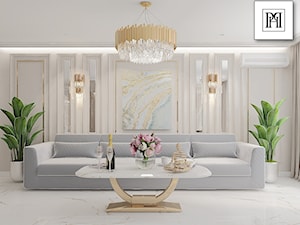 Nowoczesny salon w stylu Glamour - zdjęcie od PRIMAVERA-HOME.COM