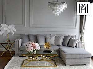 Sofa w stylu Glamour - elegancki salon - zdjęcie od PRIMAVERA-HOME.COM