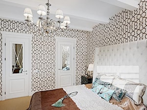 Wnętrza w stylu Modern Classic - Średnia sypialnia, styl glamour - zdjęcie od PRIMAVERA-HOME.COM
