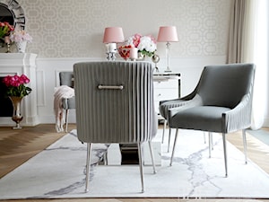 Nowoczesna jadalnia w stylu Glamour - meble do jadalni - stół krzesło glamour - zdjęcie od PRIMAVERA-HOME.COM