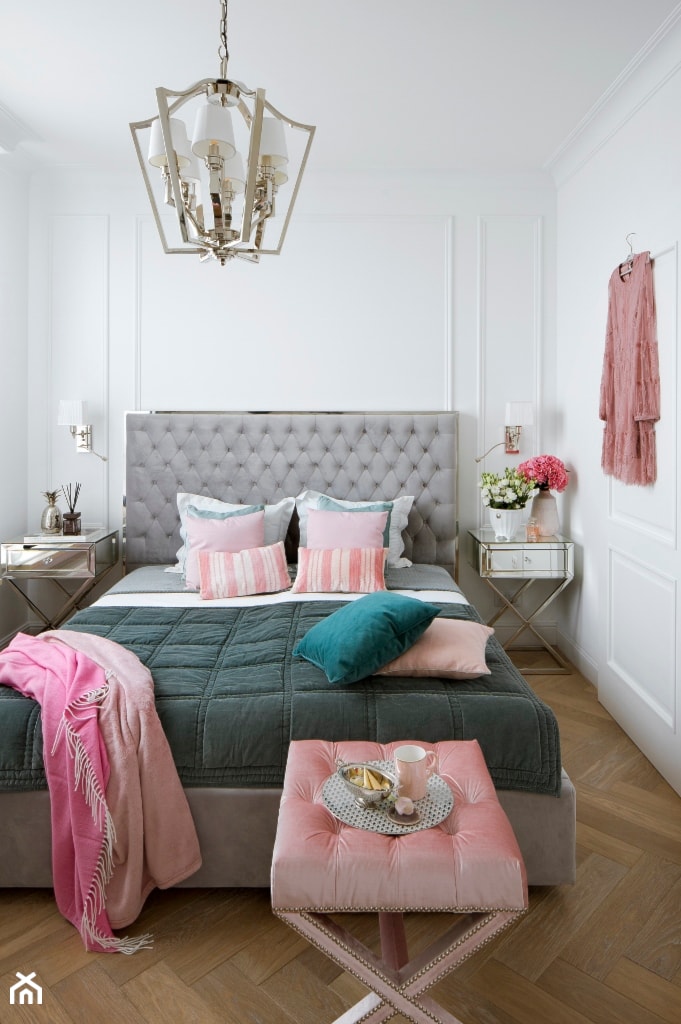 łóżko glamour, łóżka glamour, sypialnia glamour - zdjęcie od PRIMAVERA-HOME.COM