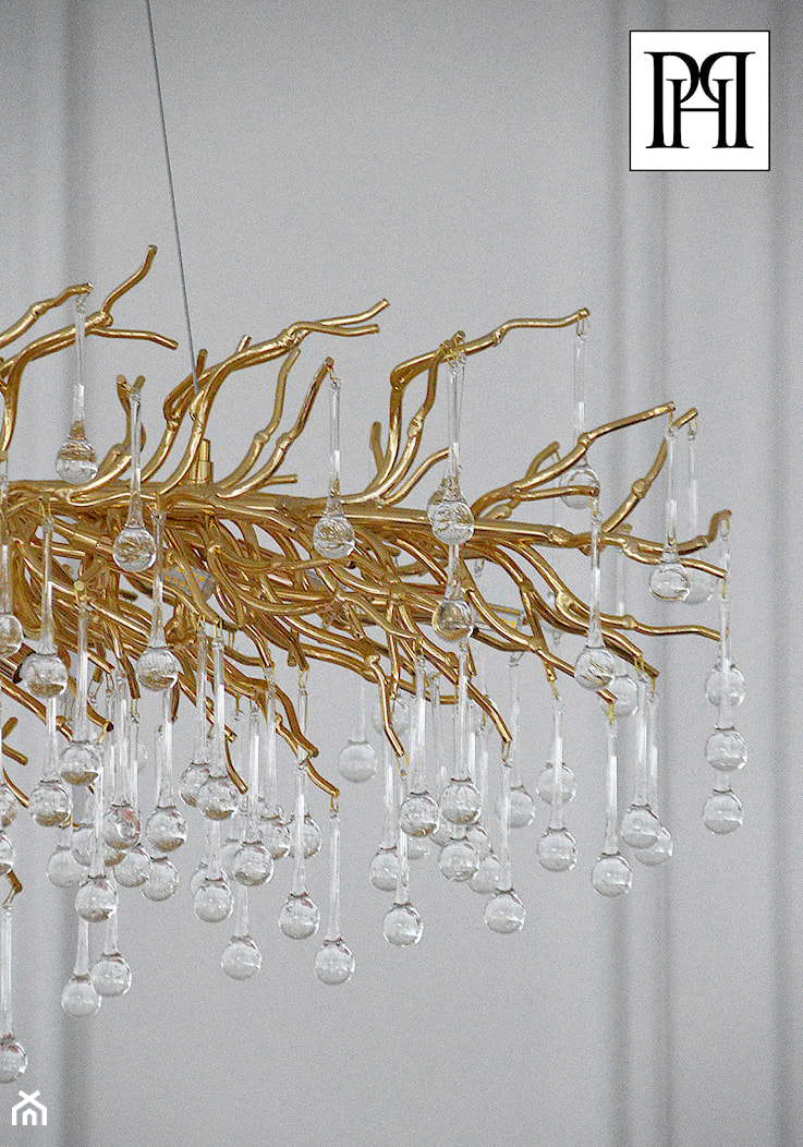 Nowoczesny kryształowy żyrandol w stylu Glamour - zdjęcie od PRIMAVERA-HOME.COM - Homebook