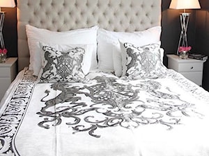 Classic Łóżko tapicerowane pikowane chesterfield szare, białe 140*200, 160*200, 180*200 - zdjęcie od PRIMAVERA-HOME.COM