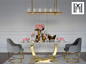 Oświetlenie - nowoczesny złoty zyrandol w stylu Glamour - zdjęcie od PRIMAVERA-HOME.COM