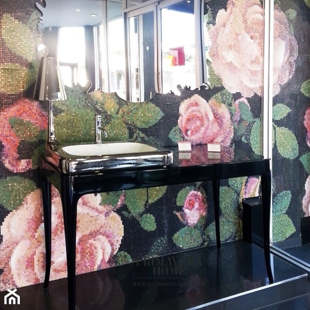 Łazienka w stylu Glamour z obrazem z mozaiki - Łazienka, styl nowoczesny - zdjęcie od PRIMAVERA-HOME.COM