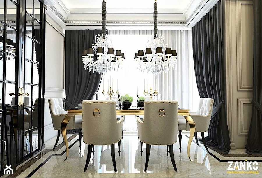 Złty stół ze stali - Glamour - zdjęcie od PRIMAVERA-HOME.COM
