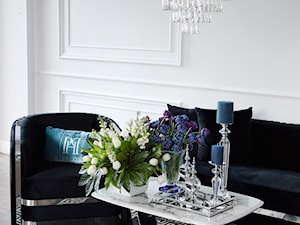 Oświetlenie do salonu jadalni glamour - kryształowy żyrandol glamour - zdjęcie od PRIMAVERA-HOME.COM