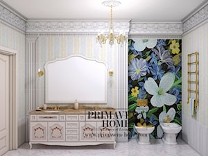 Łazienka w stylu Glamour z obrazem z mozaiki - Łazienka, styl prowansalski - zdjęcie od PRIMAVERA-HOME.COM