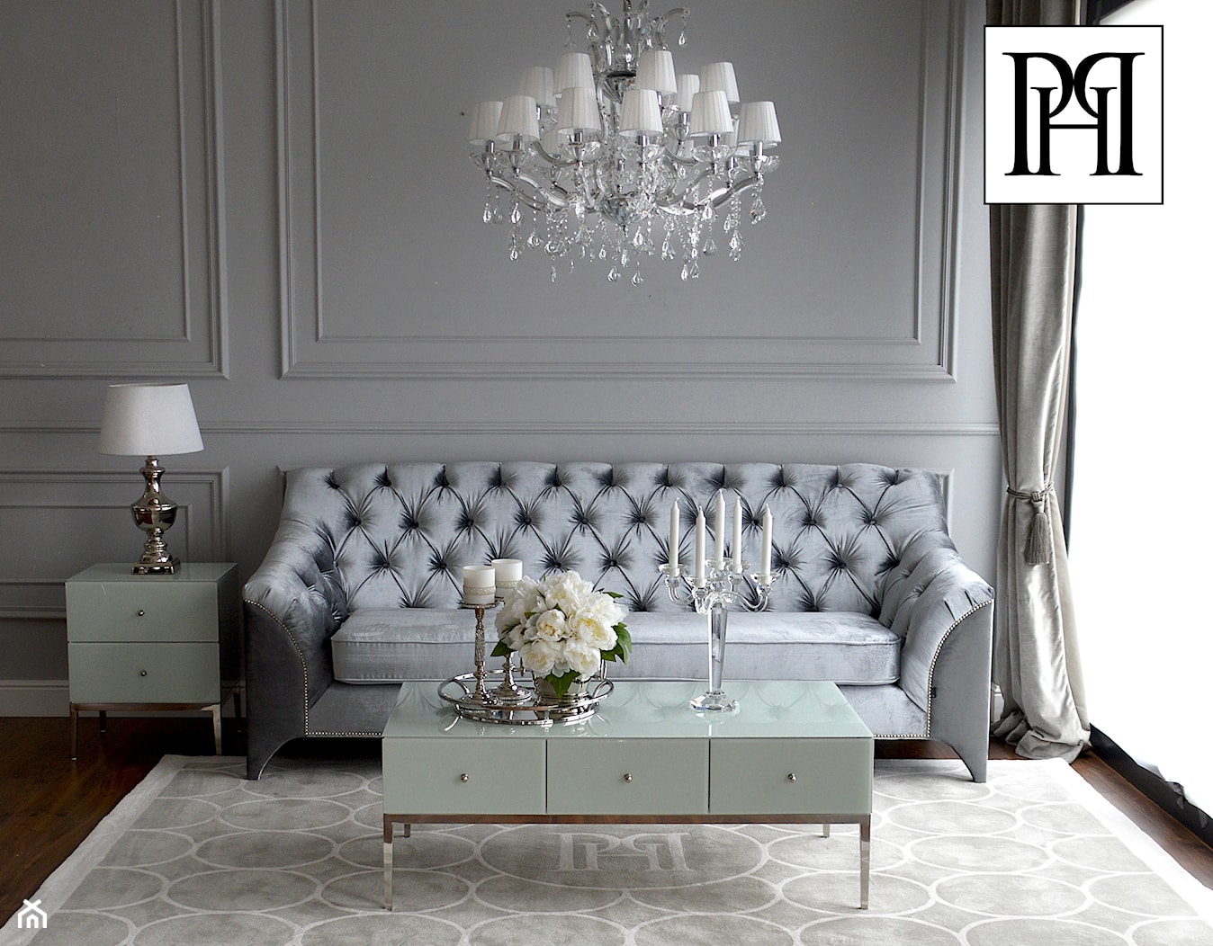 Oświetlenie - klasyczny elegancki żyrandol kryształowy w stylu Glamour - zdjęcie od PRIMAVERA-HOME.COM - Homebook