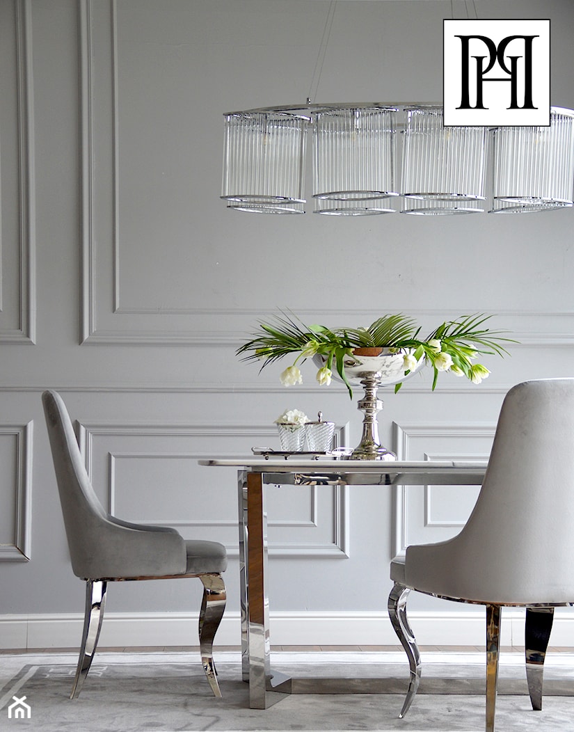 Meble tapicerowane w stylu Glamour - nowoczesne eleganckie krzesła do jadalni - zdjęcie od PRIMAVERA-HOME.COM - Homebook