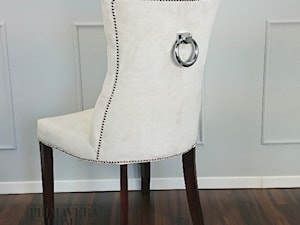 Krzesła tapicerowane z kplatką w stylu Prowansalskim Shabby chic - Kuchnia, styl prowansalski - zdjęcie od PRIMAVERA-HOME.COM